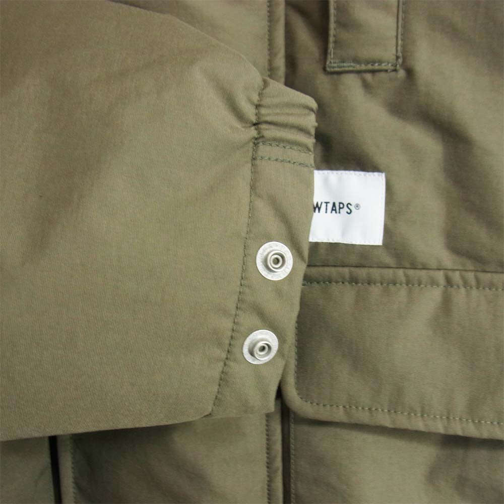 WTAPS ダブルタップス 202WVDT-JKM02 NYLON.TUSSAH ナイロン ジャケット カーキ系 01【美品】【中古】