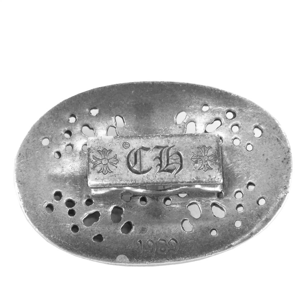 CHROME HEARTS クロムハーツ（原本無） クラシックオーバル ヘアゴム コンチョ シルバー系【中古】