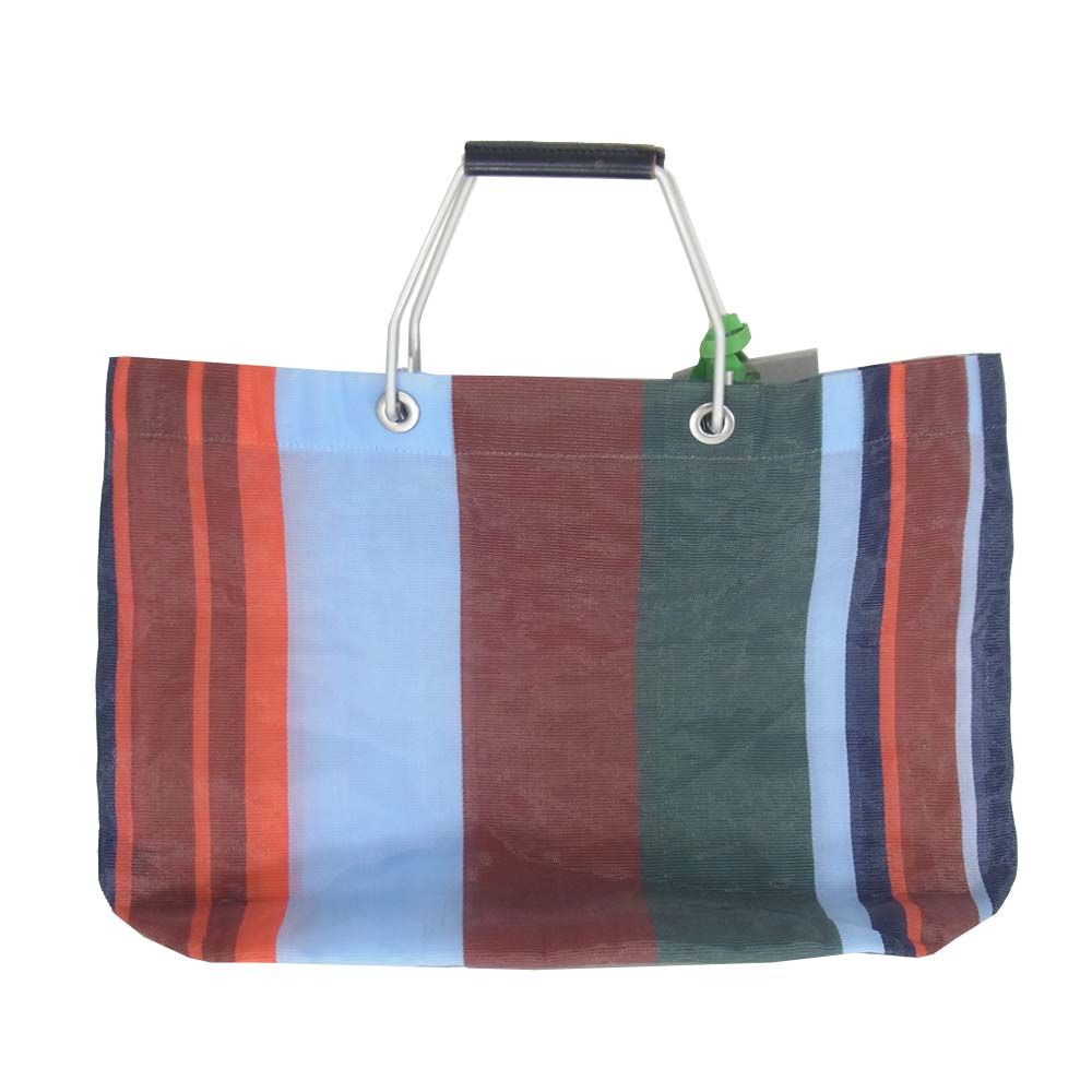 MARNI マルニ フラワーマーケット ストライプバッグ マルチカラー系【新古品】【未使用】【中古】