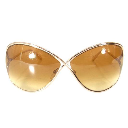 TOM FORD トムフォード LF6071886 クロス サングラス ブラウン系【中古】