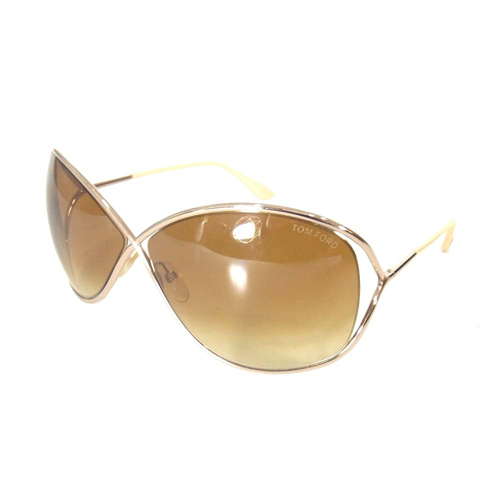 TOM FORD トムフォード LF6071886 クロス サングラス ブラウン系【中古】