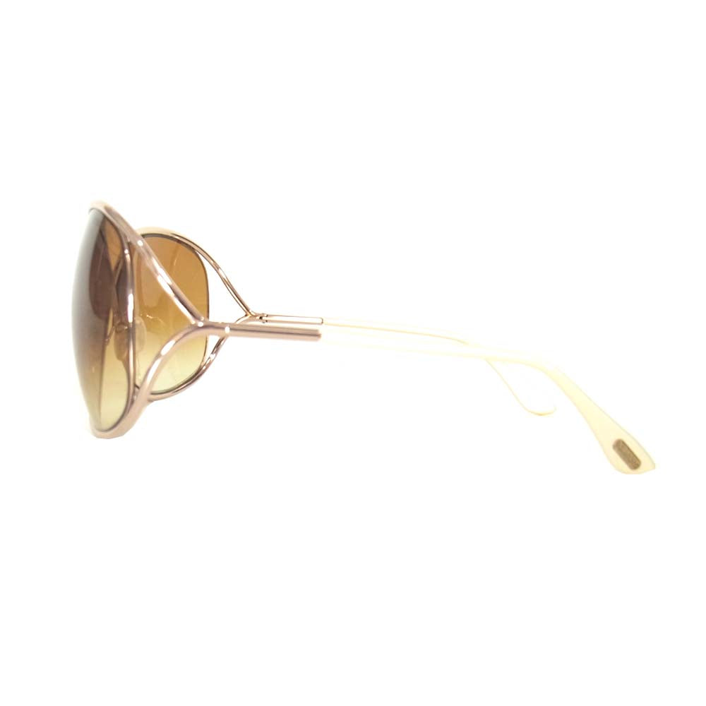 TOM FORD トムフォード LF6071886 クロス サングラス ブラウン系【中古】
