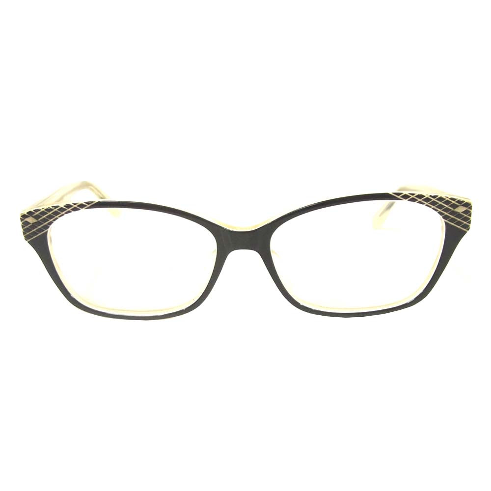 VIKTOR&ROLF ヴィクターアンドロルフ 70-0074 ウェリントン 眼鏡 メガネ 日本製 ブラック系 53□15-140【中古】