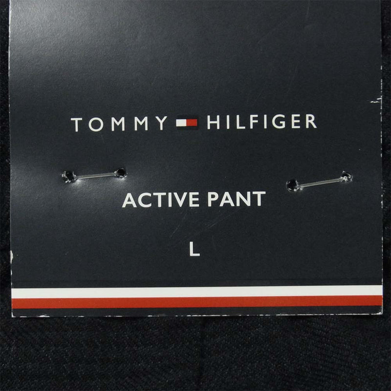TOMMY HILFIGER トミーヒルフィガー ACTIVE PANT TECH POW CHECK アクティブ チェック パンツ ネイビー系 L【新古品】【未使用】【中古】