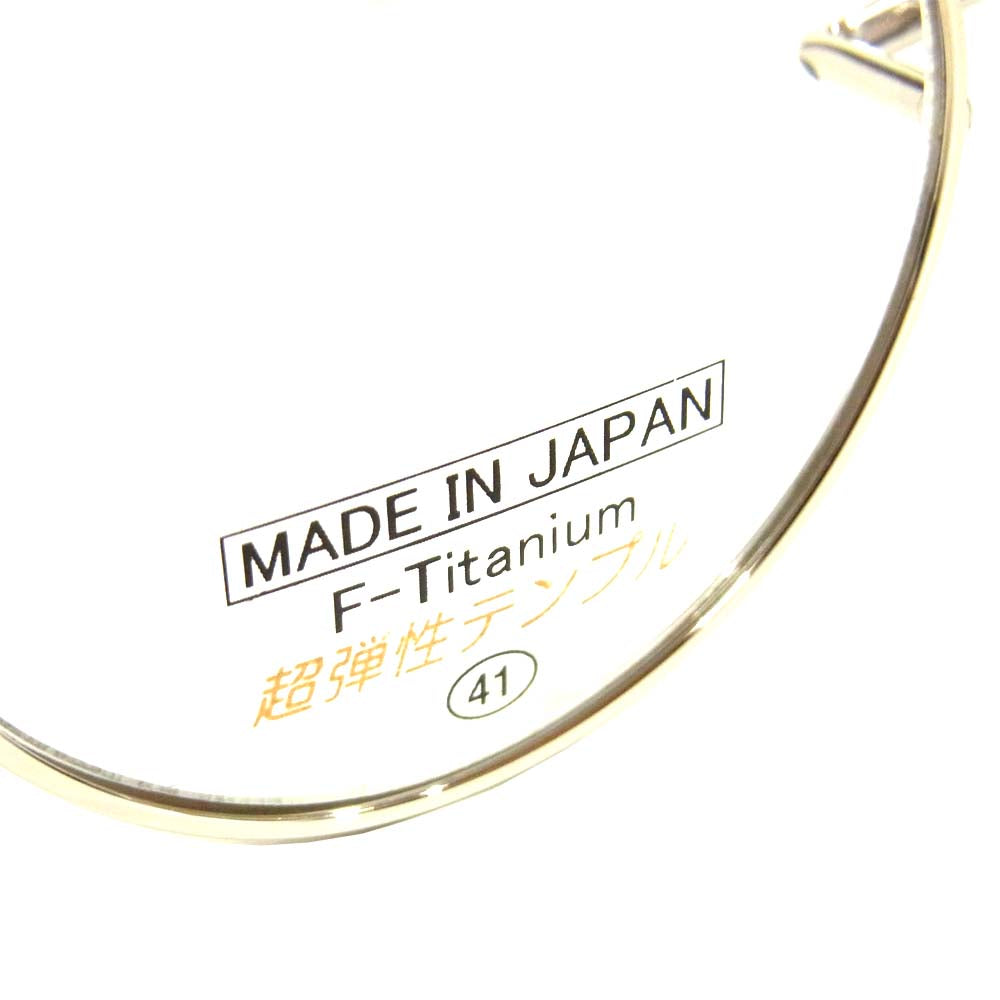 ジョンレノン JL-1016 イメージモデル 丸眼鏡 日本製 シルバー系 41□24-142【中古】