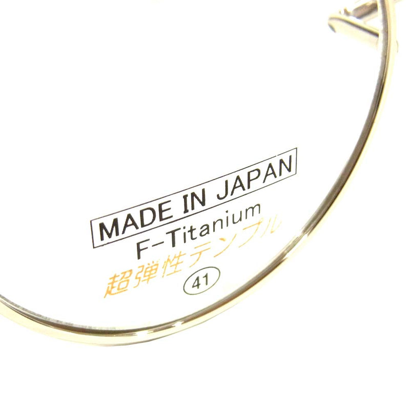 ジョンレノン JL-1016 イメージモデル 丸眼鏡 日本製 シルバー系 41□24-142【中古】