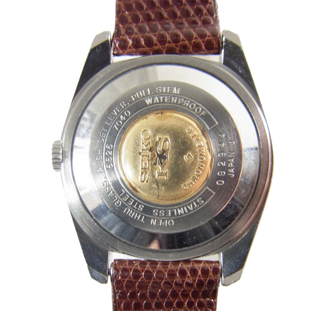 SEIKO セイコー 5626-7040 キングセイコー クロノメーター オートマチック メダリオン シルバー系【中古】