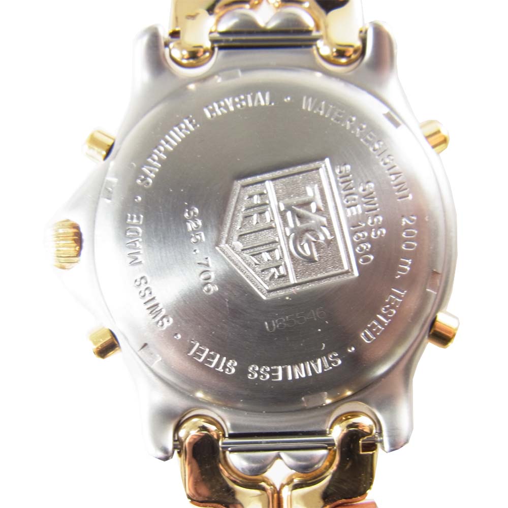 TAG HEUER タグホイヤー S25.706  クロノグラフ セナモデル ゴールド系【中古】