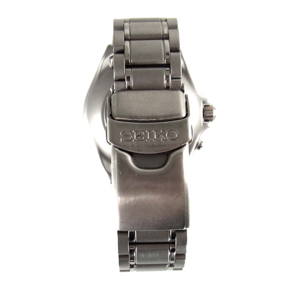SEIKO セイコー 5M45-6A01 トランスポーラー チタン キネティック シルバー系【中古】