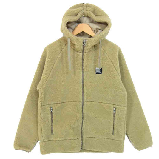ヘリーハンセン 20AW HE51976 FIBERPILE Hoodie ファイバーパイル フーディー フリース パーカー ベージュ系 M【極上美品】【中古】