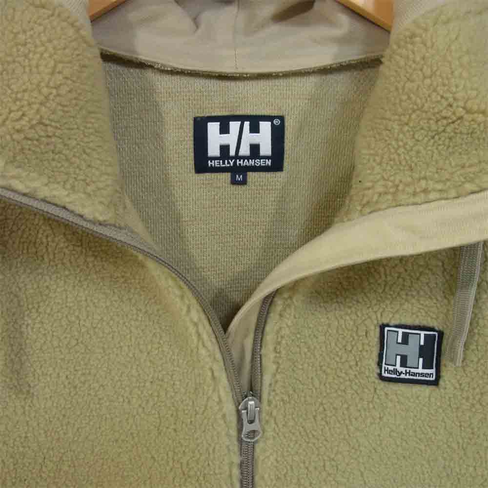 ヘリーハンセン 20AW HE51976 FIBERPILE Hoodie ファイバーパイル フーディー フリース パーカー ベージュ系 M【極上美品】【中古】