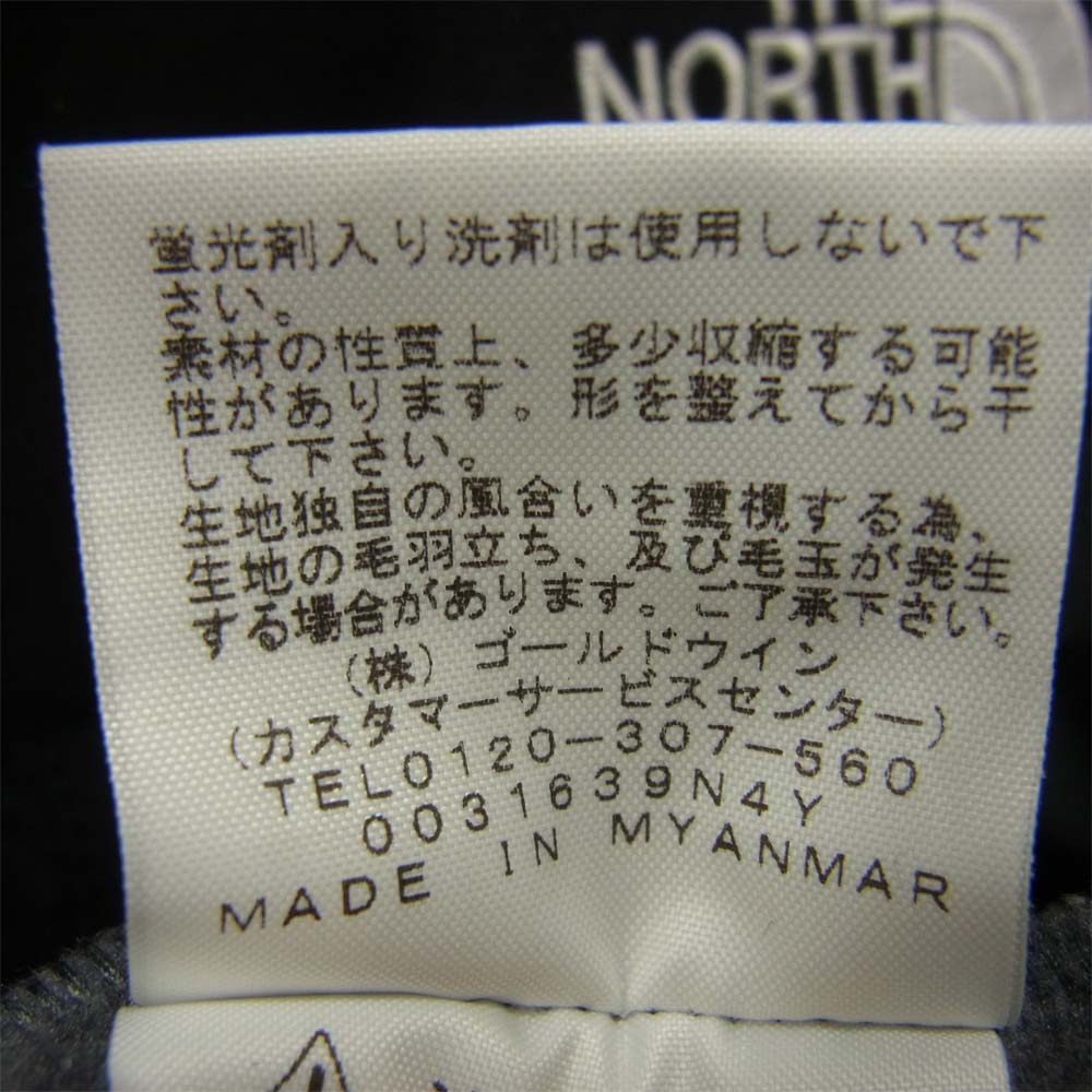 THE NORTH FACE ノースフェイス NA72051 デナリジャケット Denali Jacket フリース ジャケット  ブラック×グレー M【美品】【中古】