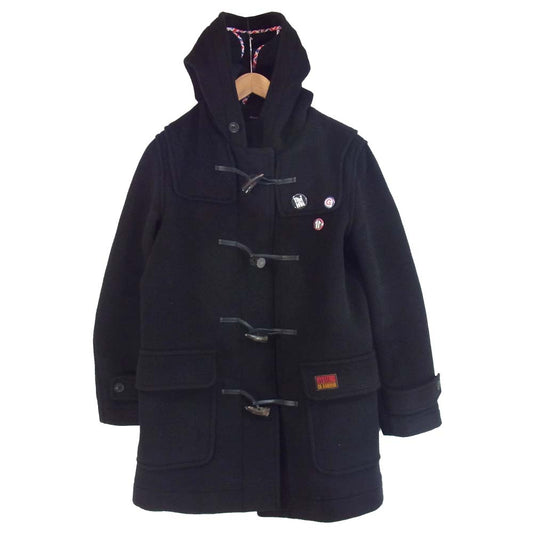 HYSTERIC GLAMOUR ヒステリックグラマー 02193AC01 LONDON TRADITION ロンドントラディション ダッフルコート ブラック系 M【極上美品】【中古】