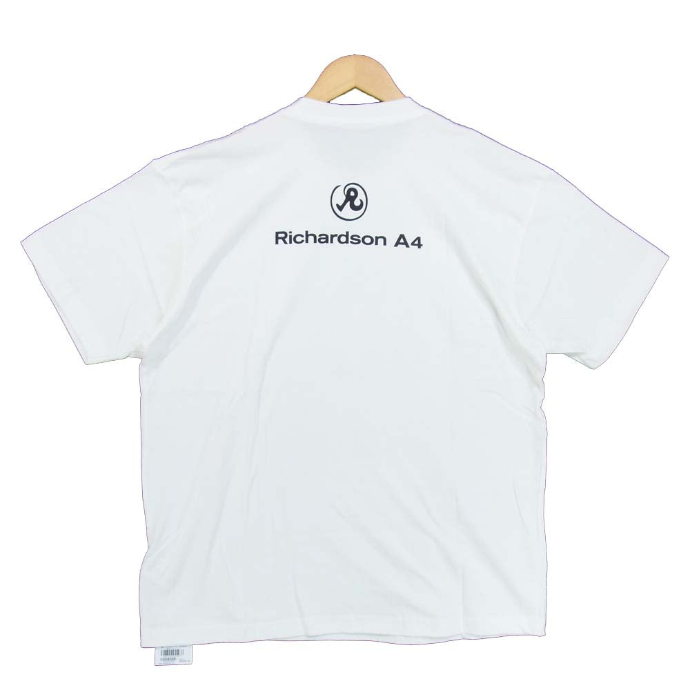 リチャードソン プリント Tシャツ A4 USA製 ホワイト系 L【極上美品】【中古】 – ブランド古着 LIFE