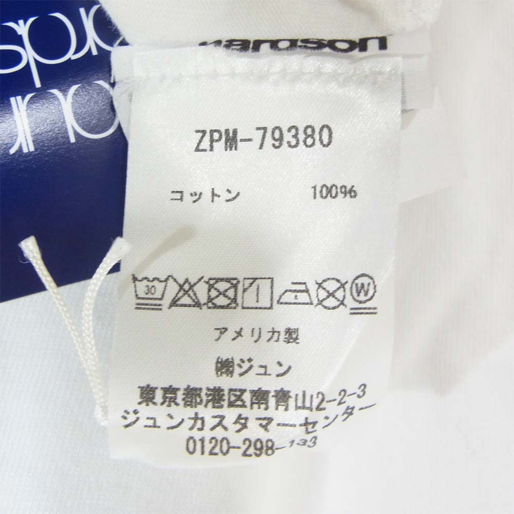 リチャードソン プリント Tシャツ A4 USA製 ホワイト系 L【極上美品】【中古】
