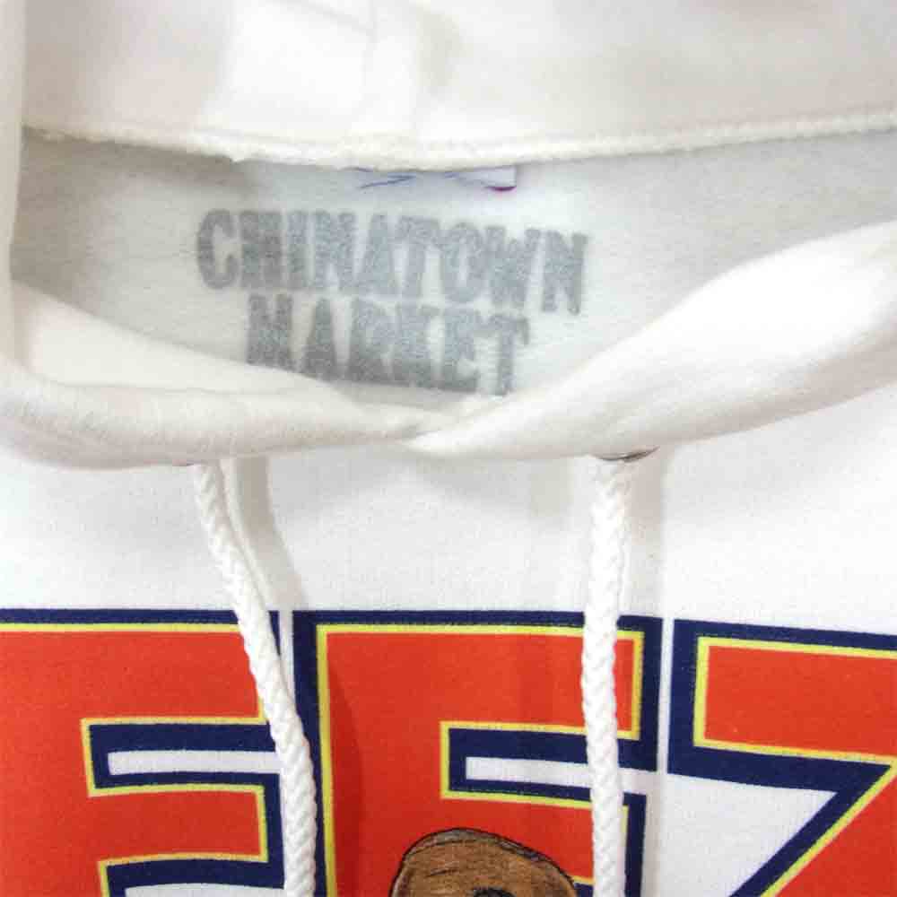 チャイナタウンマーケット Alumni パーカー ホワイト系 L【新古品】【未使用】【中古】
