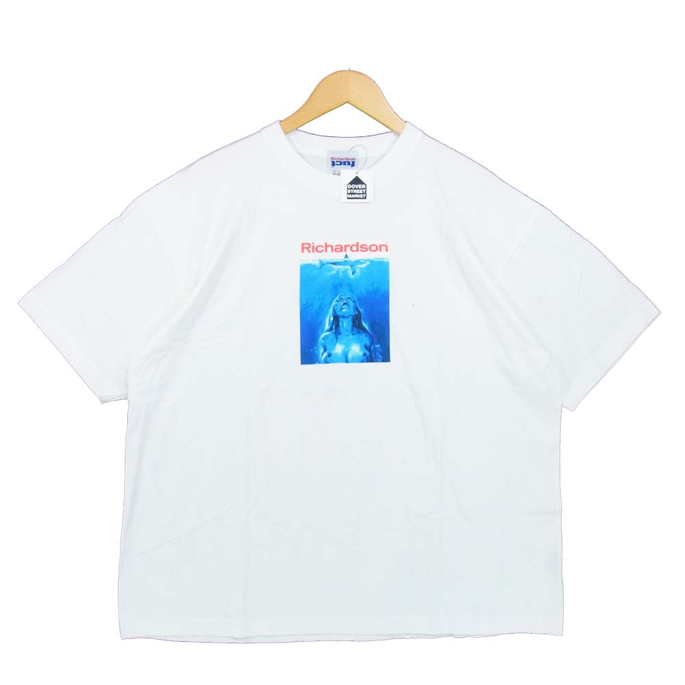 リチャードソン FUCT JAWS ジョーズ Tシャツ USA製 ホワイト系 XL【新古品】【未使用】【中古】