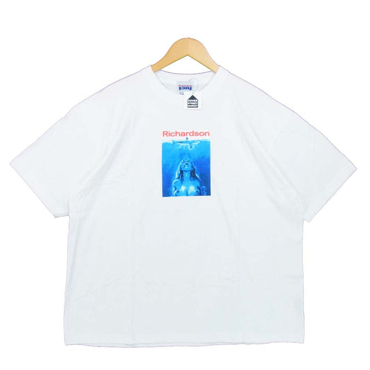 リチャードソン FUCT JAWS ジョーズ Tシャツ USA製 ホワイト系 XL【新古品】【未使用】【中古】