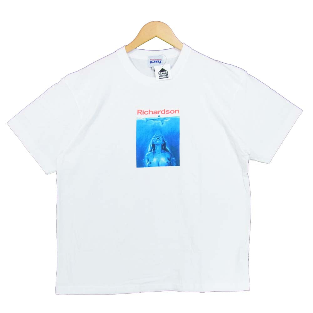 リチャードソン FUCT JAWS ジョーズ Tシャツ ホワイト系 L【新古品】【未使用】【中古】