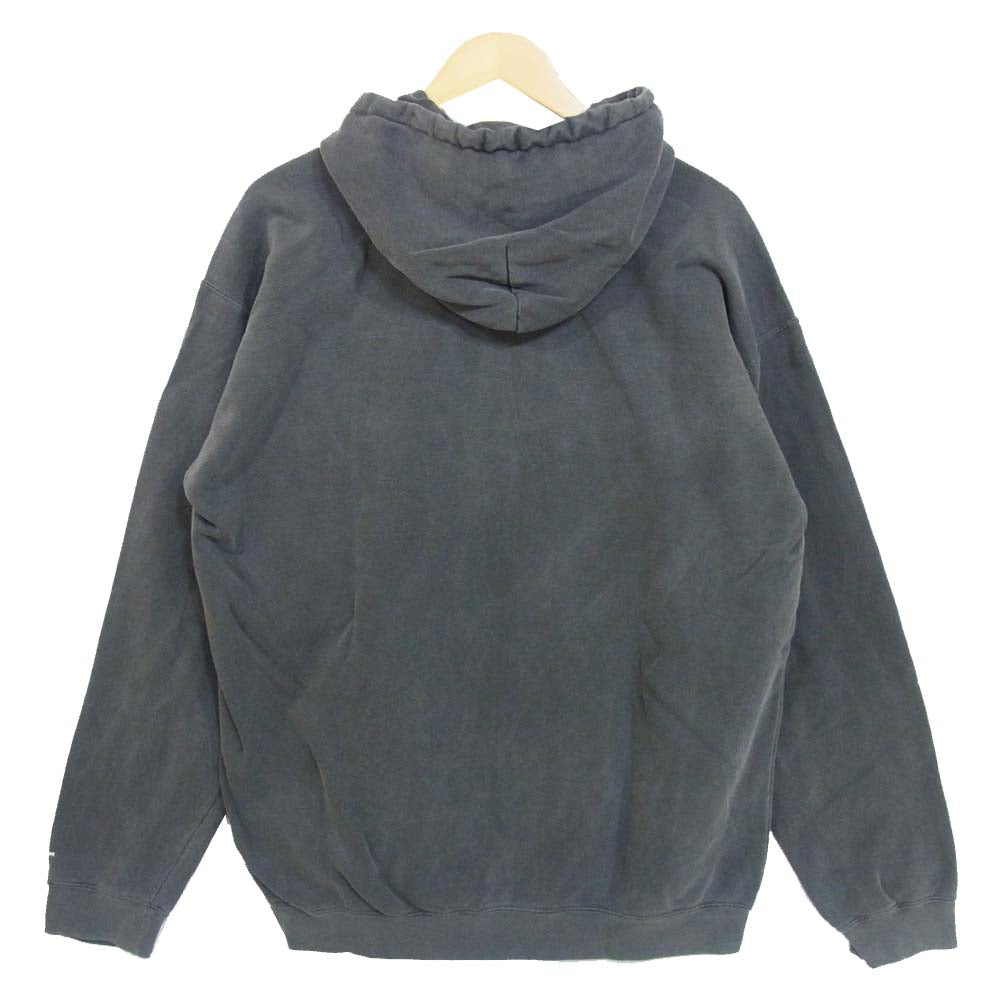 パトリオット USED加工 パーカー プリント スカル  グレー系 L【新古品】【未使用】【中古】