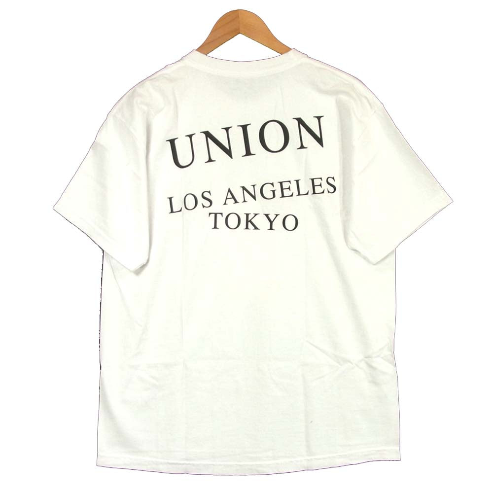 ユニオン 18SS 東京店オープン記念 プリント 半袖 Tシャツ ホワイト系 L【新古品】【未使用】【中古】