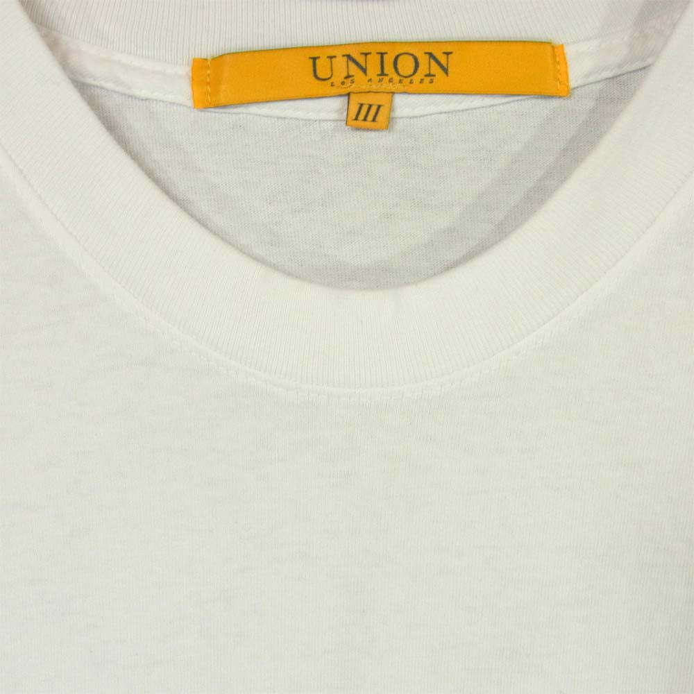 ユニオン 18SS 東京店オープン記念 プリント 半袖 Tシャツ ホワイト系 L【新古品】【未使用】【中古】