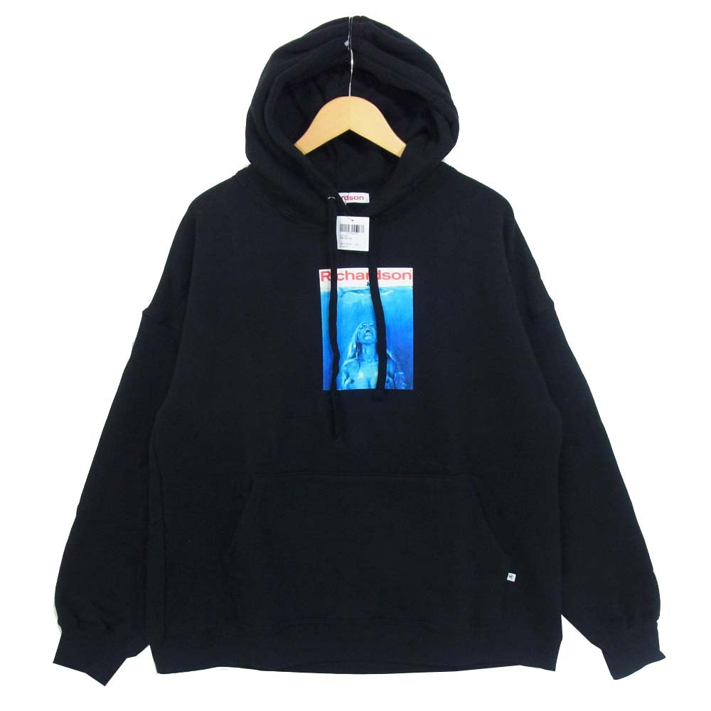 リチャードソン FUCT ジョーズ JAWS Hoodie パーカー ブラック系 L【新古品】【未使用】【中古】