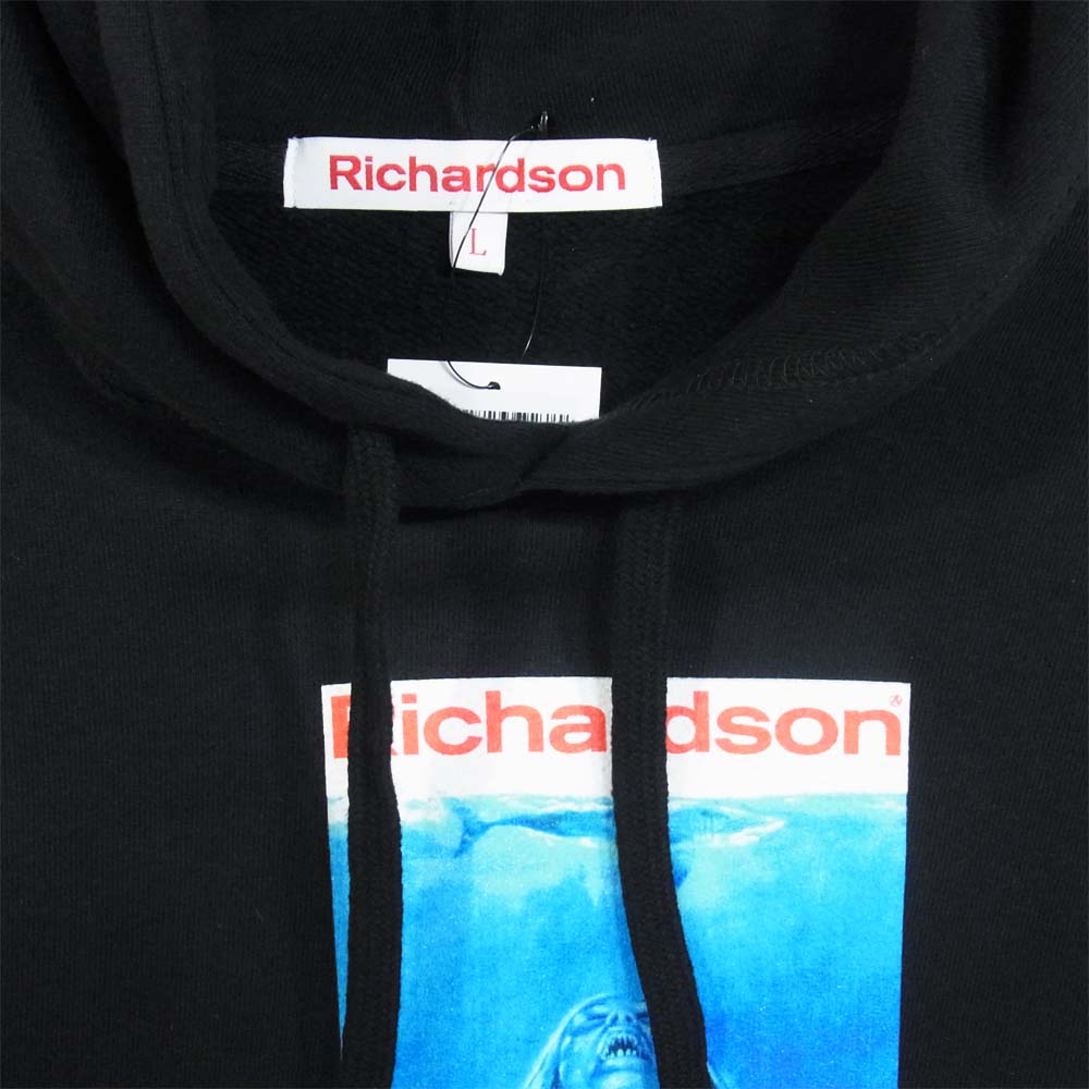 リチャードソン FUCT ジョーズ JAWS Hoodie パーカー ブラック系 L【新古品】【未使用】【中古】