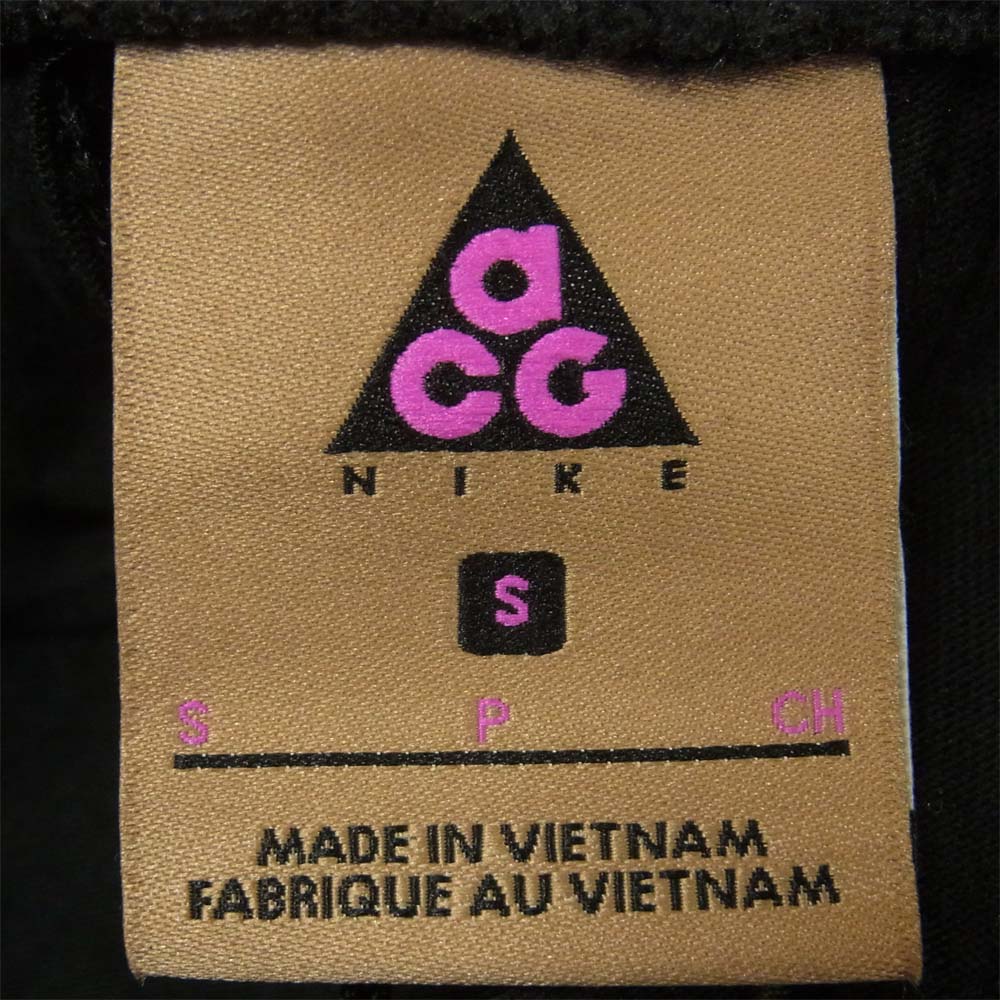 NIKE ナイキ 18AW ACG SHERPA FLEECE PANT フリース パンツ ベトナム製 ブラック系 S【新古品】【未使用】【中古】
