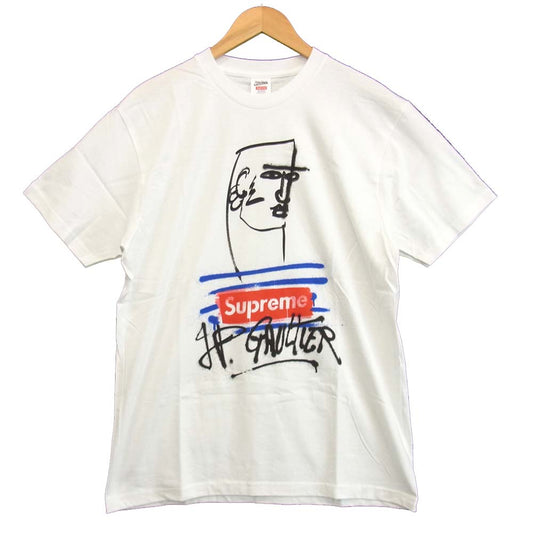 Supreme シュプリーム 19SS Jean Paul Gaultier ジャンポール ゴルチエ Jean Paul Gaultier Tee Tシャツ ホワイト系 M【新古品】【未使用】【中古】