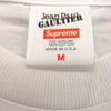 Supreme シュプリーム 19SS Jean Paul Gaultier ジャンポール ゴルチエ Jean Paul Gaultier Tee Tシャツ ホワイト系 M【新古品】【未使用】【中古】