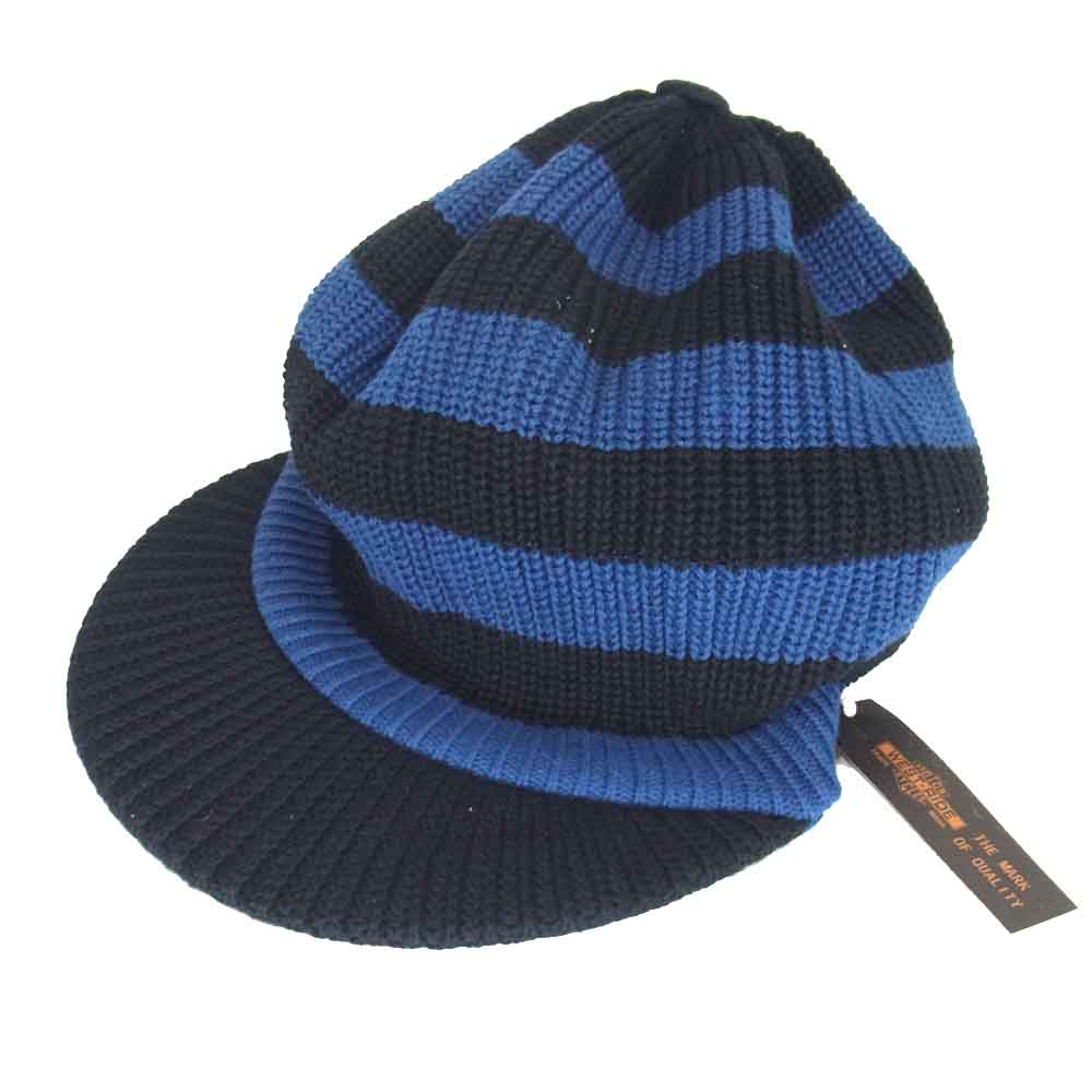 ウエストライド ニットキャップ ネイビー系【新古品】【未使用】【中古】