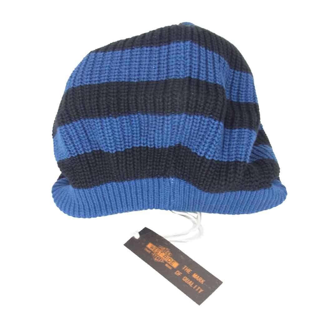 ウエストライド ニットキャップ ネイビー系【新古品】【未使用】【中古】