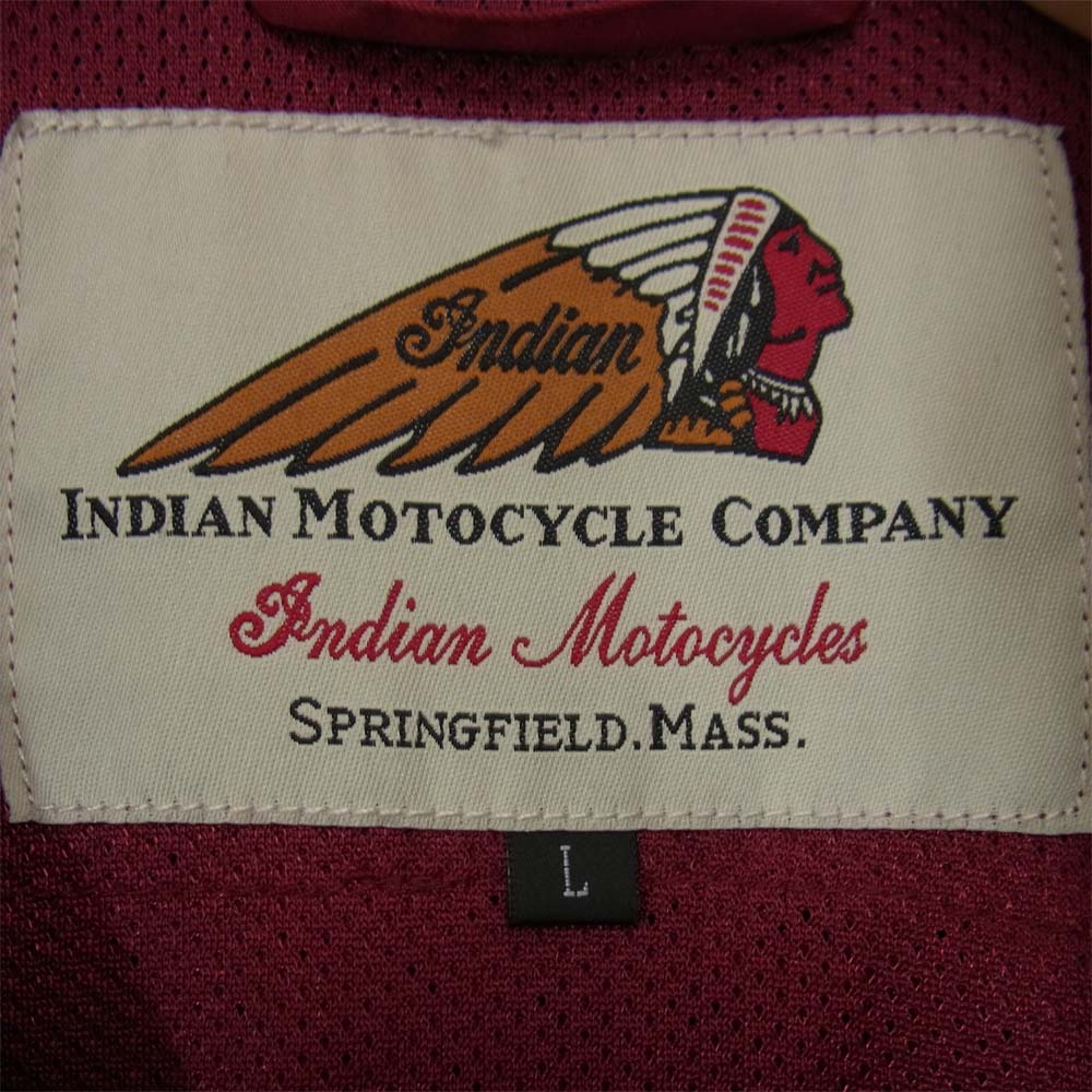 INDIAN MOTOCYCLE インディアン モトサイクル ジャケット ブラック系 L【中古】