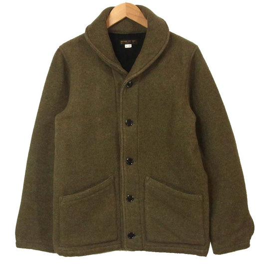 ウエストライド ショールカラー ジャケット 日本製 グレー系 40【中古】