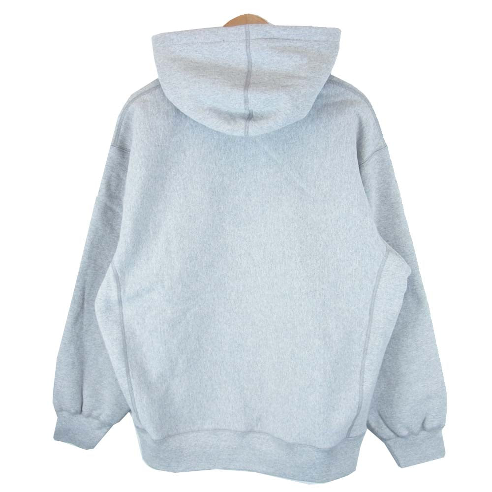 Supreme シュプリーム Cross Box Logo Hooded Sweatshirt クロスボックスロゴ フーデッド スウェット パーカー Heather Grey グレー系 L【新古品】【未使用】【中古】