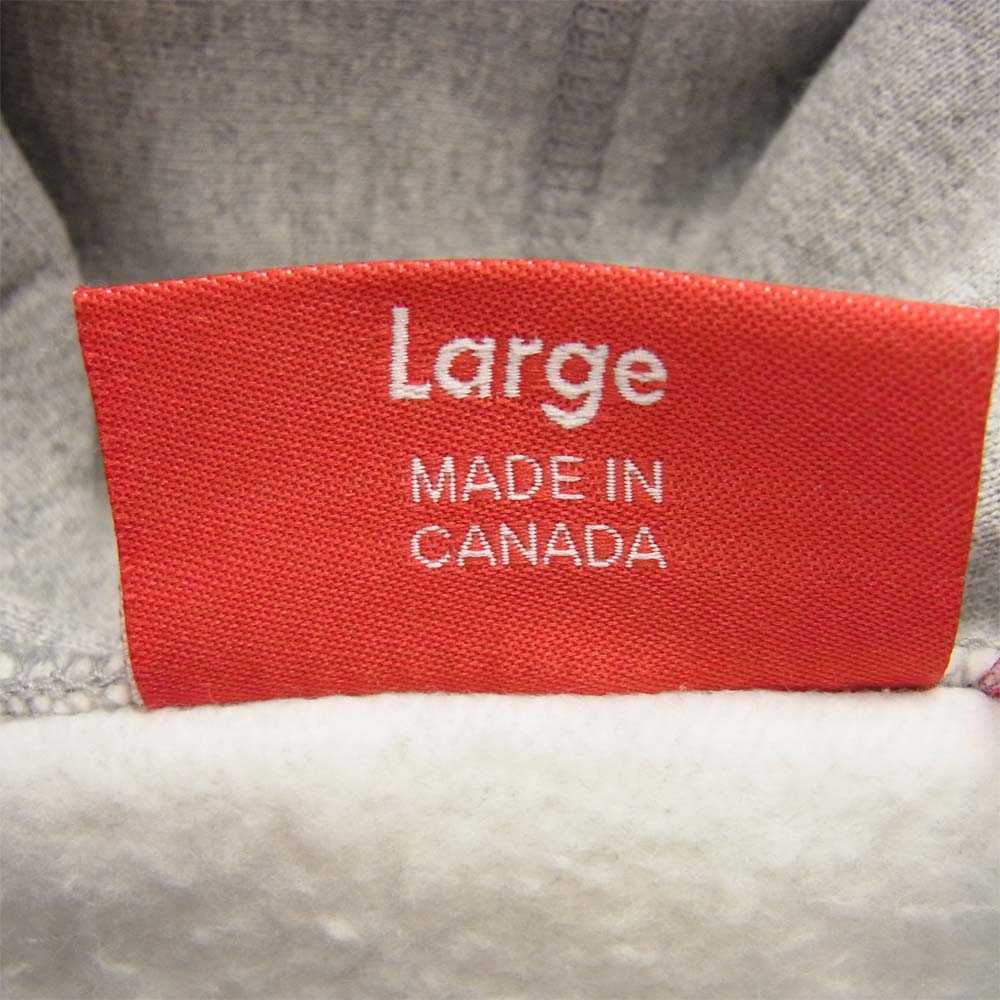 Supreme シュプリーム Cross Box Logo Hooded Sweatshirt クロスボックスロゴ フーデッド スウェット パーカー Heather Grey グレー系 L【新古品】【未使用】【中古】