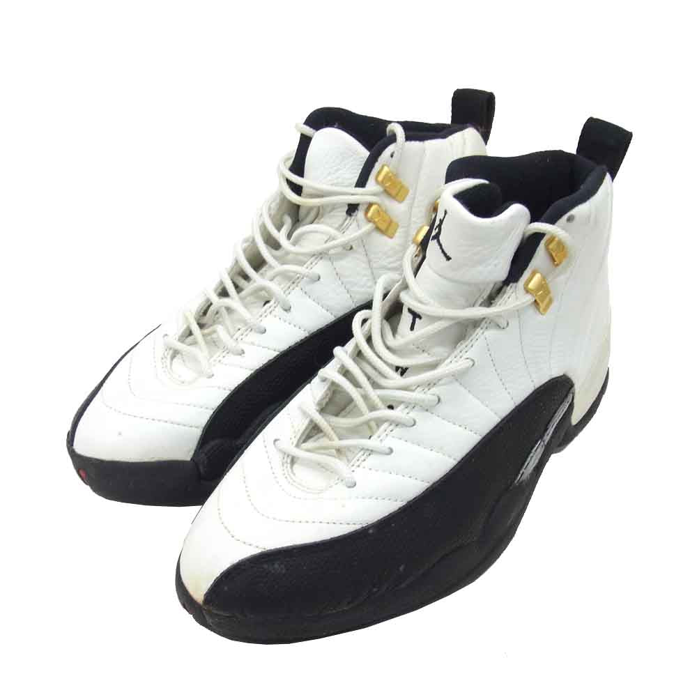NIKE AIR JORDAN ナイキ ジョーダン 130690-101 観賞用 12 オリジナル ホワイト系 ブラック系 27㎝【中古】