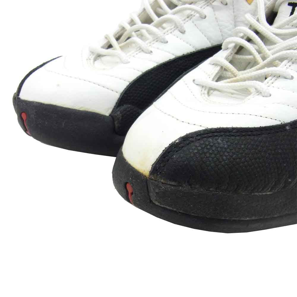 NIKE AIR JORDAN ナイキ ジョーダン 130690-101 観賞用 12 オリジナル ホワイト系 ブラック系 27㎝【中古】