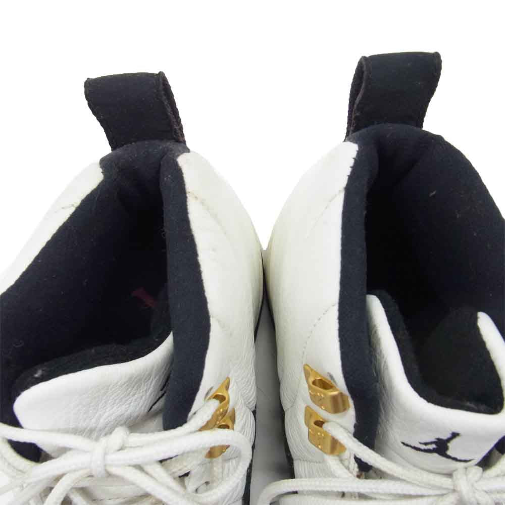 NIKE AIR JORDAN ナイキ ジョーダン 130690-101 観賞用 12 オリジナル ホワイト系 ブラック系 27㎝【中古】