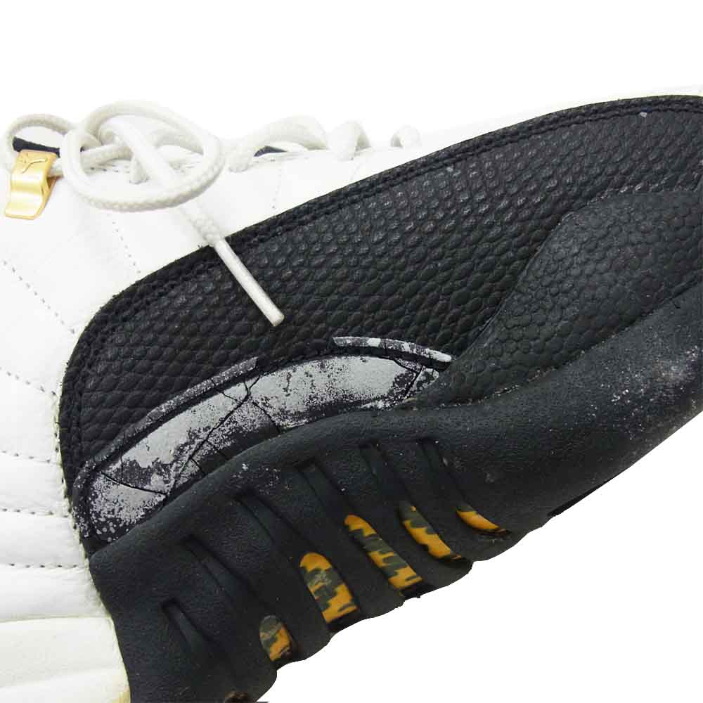 NIKE AIR JORDAN ナイキ ジョーダン 130690-101 観賞用 12 オリジナル ホワイト系 ブラック系 27㎝【中古】