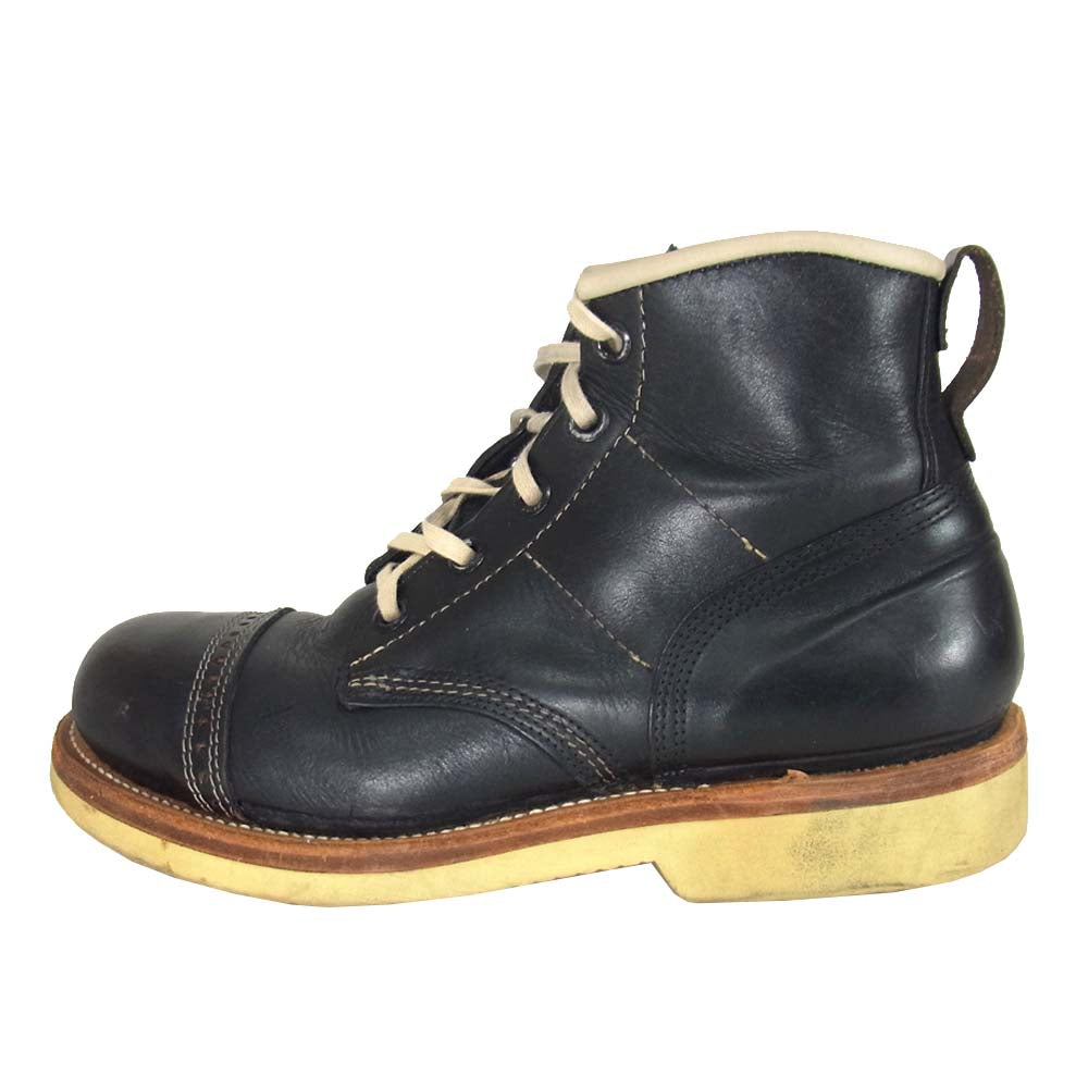 HYSTERIC GLAMOUR ヒステリックグラマー Irregular イレギュラー ジャンパーブーツ ブラック系 9【中古】