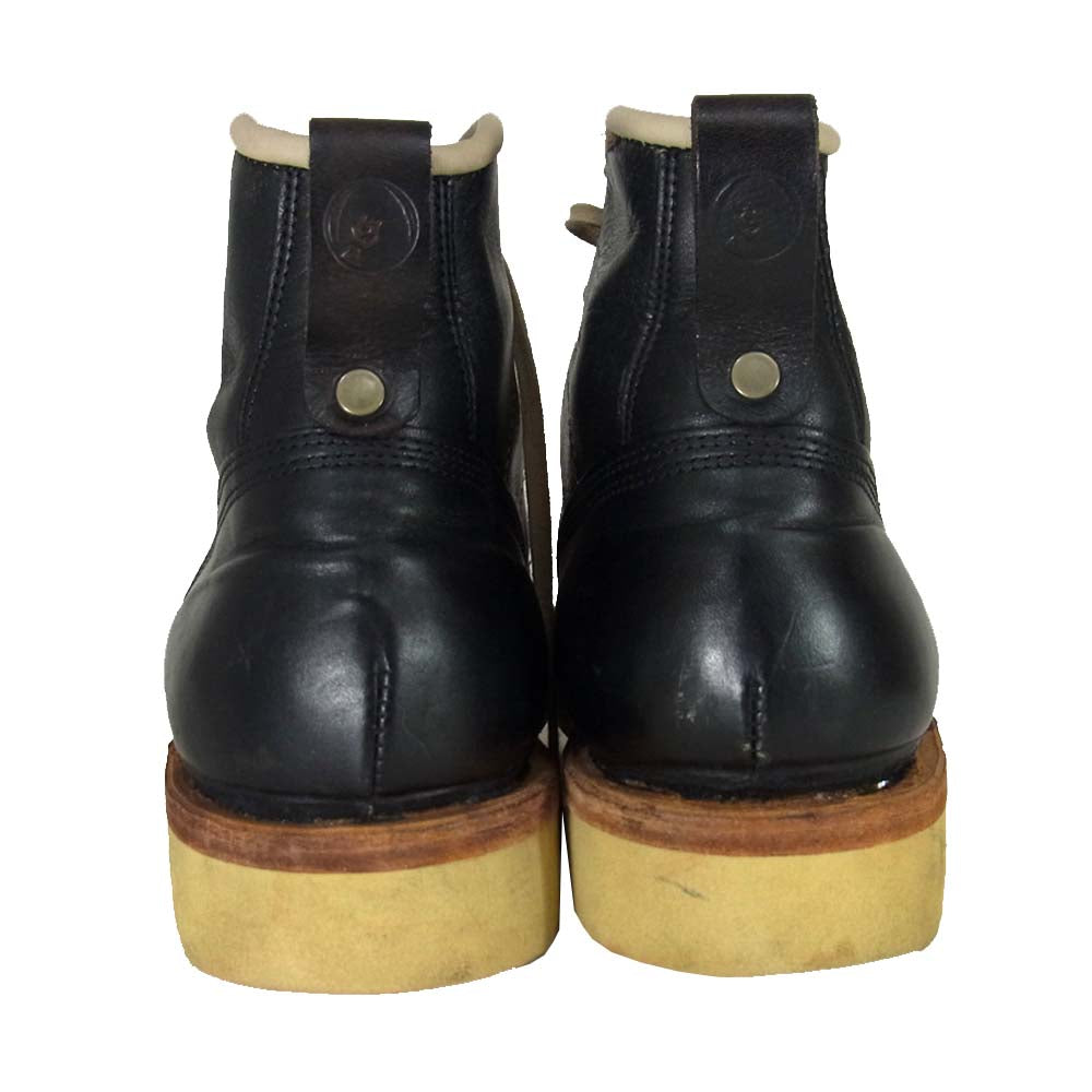 HYSTERIC GLAMOUR ヒステリックグラマー Irregular イレギュラー ジャンパーブーツ ブラック系 9【中古】