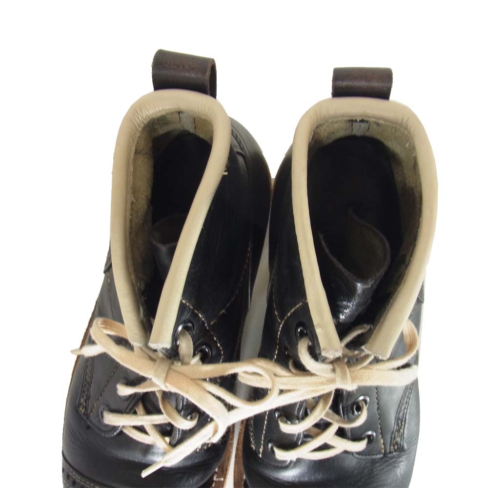 HYSTERIC GLAMOUR ヒステリックグラマー Irregular イレギュラー ジャンパーブーツ ブラック系 9【中古】