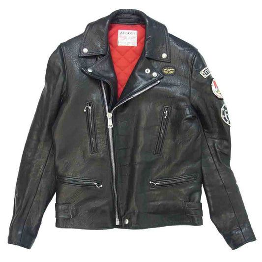HYSTERIC GLAMOUR ヒステリックグラマー 0251LB01 Lewis Leathers ルイスレザー ライトニング ホースハイド  ブラック系 M【中古】