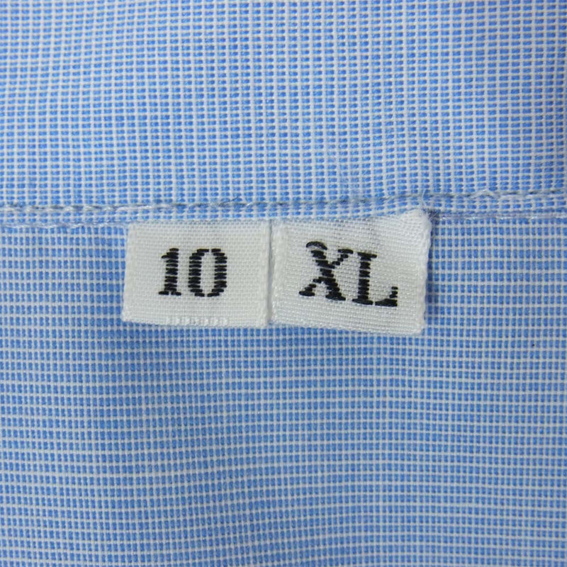 フィフス fifth general store 10XL BIG SHIRTS オリジナル ビッグ シャツ  ライトブルー系 XL【中古】