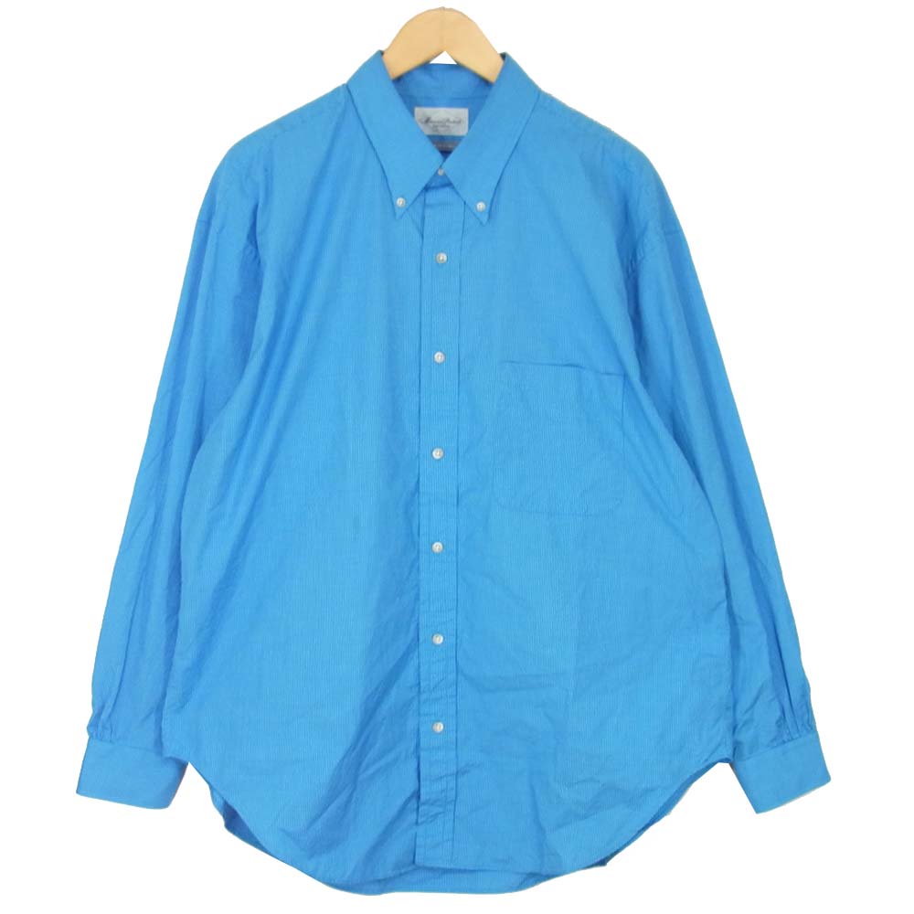 マービンポンティアック MPSM-1902S BD Collar-OX SH 長袖 ボタンダウン オックスフォード シャツ ブルー ブルー系 ONE SIZE【中古】