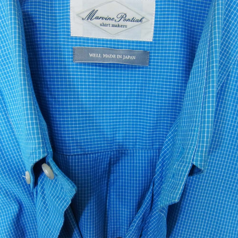 マービンポンティアック MPSM-1902S BD Collar-OX SH 長袖 ボタンダウン オックスフォード シャツ ブルー ブルー系 ONE SIZE【中古】