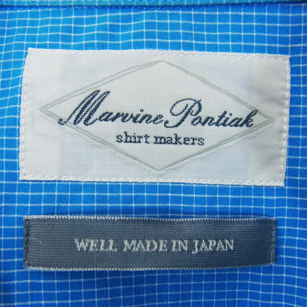 マービンポンティアック MPSM-1902S BD Collar-OX SH 長袖 ボタンダウン オックスフォード シャツ ブルー ブルー系 ONE SIZE【中古】
