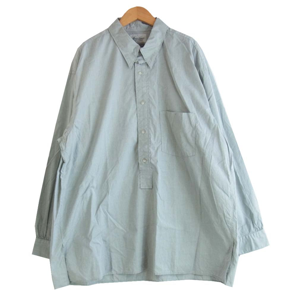 20SS MPSM-2007S Tab Collar LS SH タブカラー プルオーバー 長袖 シャツ カーキ系 F【中古】